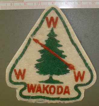 Boy Scout OA lodge 246 Wakoda A1 - one of the rarest Order of the Arrow issues
