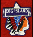 Camp Big Island staff patch felt