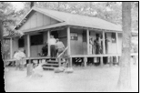 Camp Big Island dining hall circa 1947