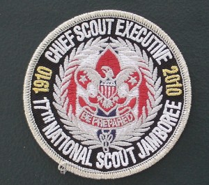 Chief Scout Executive Jambo 2010 patch - front